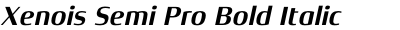 Xenois Semi Pro Bold Italic